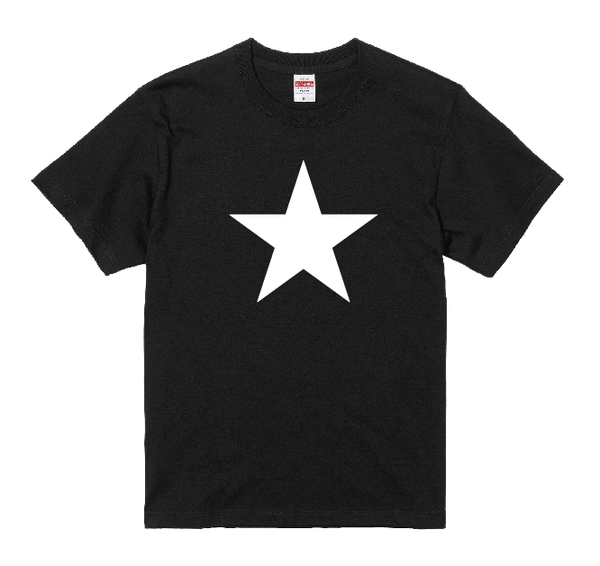 送料無料 ビッグワンスター スタンダードTシャツ Mサイズ ブラック