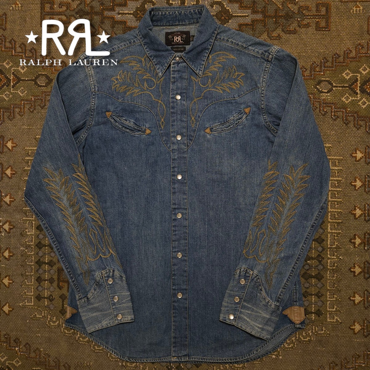 Yahoo!オークション -「rrl レザー シャツ」(ファッション) の Yahoo!オークション -「rrl レザー シャツ」(ファッション) の