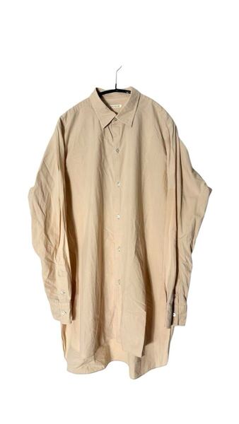 【美品】HEUGN / James / REGULAR COLLAR SHIRTS / 2 / Beige / ユーゲン / ジェームズ / 長袖シャツ / コットン / シャツ / ベージュ