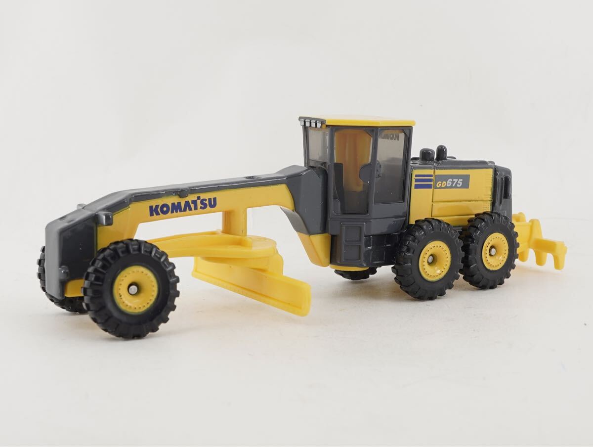 【極希少・当時物・美品】コマツ モータグレーダ GD605A Diapet ダイヤペット T-74 コマツ モータグレーダ GD605A 模型