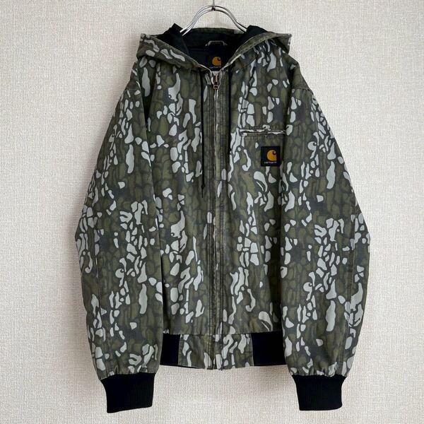 【珍品】Carhartt アクティブジャケット カモフラ L