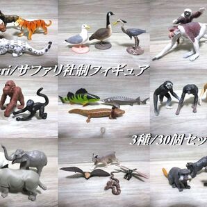 【新品 3種30個セット】絶滅危惧種-陸+霊長類+Great Lakes Safari サファリ社 TOOB チューブ 動物 アニマル フィギュア 未使用 即決 A-9