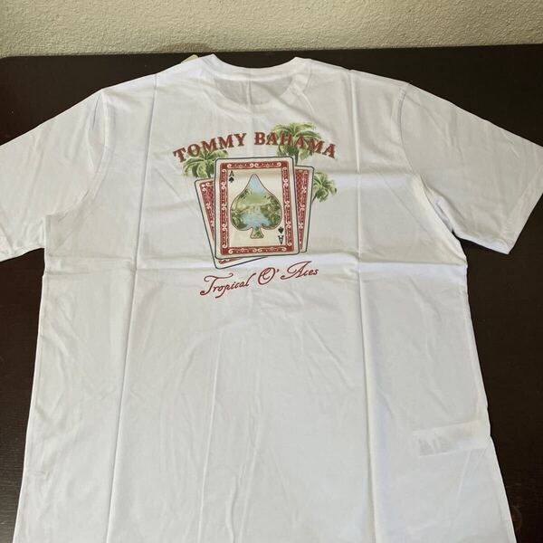 新品TOMMY BAHAMA トミーバハマ Tシャツ新品 214388 USAサイズ L WH