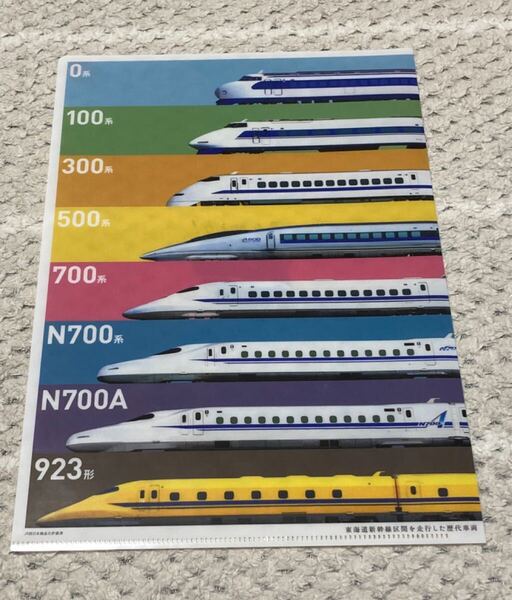 JR東海 東海道新幹線開業50周年 記念 限定クリアファイル