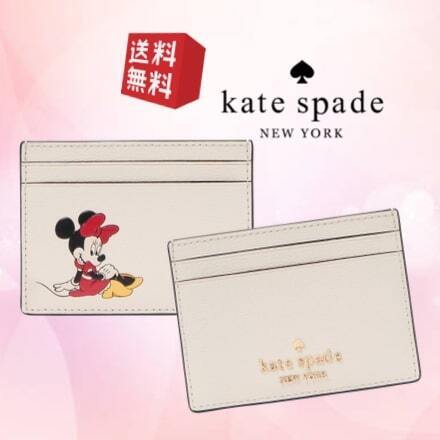 【新品未使用正規品】ケイトスペード kate spade ディズニー カードケース ミニーマウス スリム レディース プレゼント KS-210