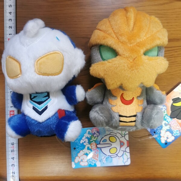 ウルトラマンゼット ウルトラヒーロー ジャグラー M78ウルトラマン ウルトラマンショップ ふわふわお座りぬいぐるみ タグ付き 未使用品