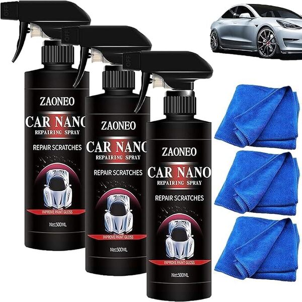 ドイツ製ハイテックカーコーティングスプレー(500ml)X3本