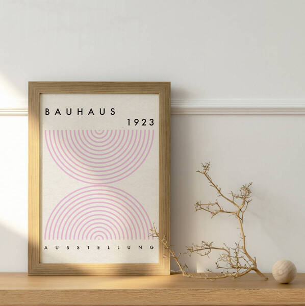 A3アートプリント | ポスター | バウハウス | オマージュ | ミニマル | BAUHAUS | シンプル | お洒落 | 抽象 | リビング | レトロモダン