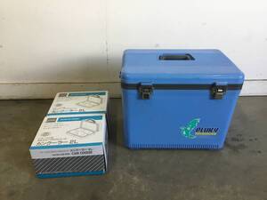 △ q 岐阜発/ PLUKY/ クーラーボックス/ 24/ 缶クーラー2個/ 3個セット/ アウトドア/ 現状品/ R7.4/16 △