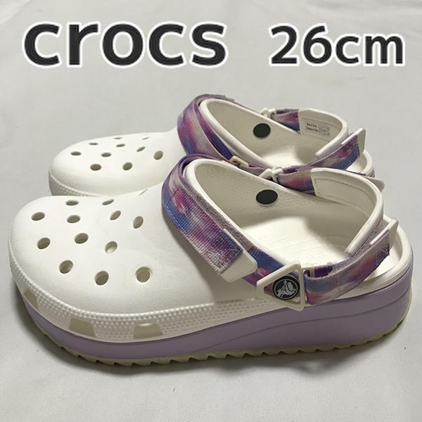 即決★ crocs クロックス クロッグ サンダル 厚底 M8 26cm ユニセックス