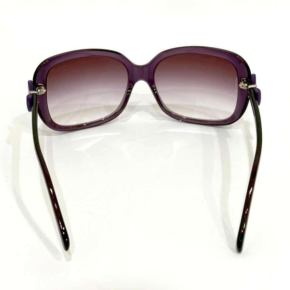 シャネル　CHANEL　サングラス　USED　パープル　ケース付き　6033　Ｃ-1131/3Ｃ　61□18　130　2Ｎ 中古 シャネル サングラス Aランク ココマーク リボン パープル