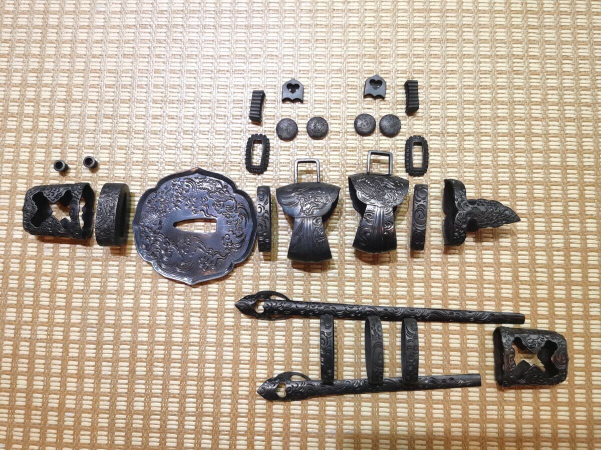 Yahoo!オークション - 刀鍔 邪鬼 刀装具 小道具 日本刀 鍔 【a11