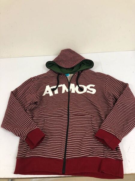 送料無料★atmos アトモス★スウェットパーカー ジップアップパーカー★メンズ Lサイズ #70422sj147