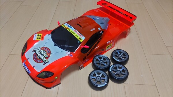 タミヤ ARTAガライヤ ボディ&ホイール 塗装済未使用品 ツーリングカー スーパーGT TT02TB83TA05等に TAMIYA ラジコン