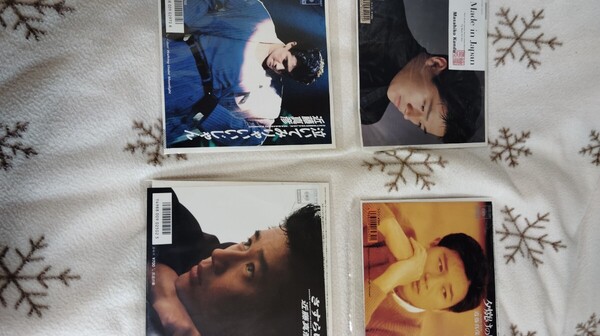 近藤真彦 レコード4枚 45RPM さすらい 夕焼け 泣いてみりゃ