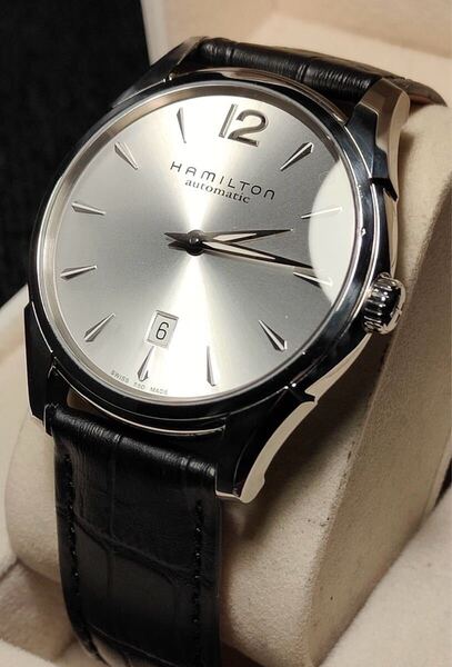 送料込み Hamilton Jazz master Slim Auto ハミルトン ジャズマスター スリム オートマチック 自動巻き 腕時計 カーキ khaki