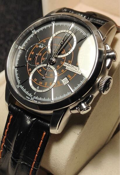 送料込み 美品 完売 ハミルトン レイルロード ジャズマスター カーキ 腕時計 HAMILTON jazzmaster railroad khaki 自動巻き