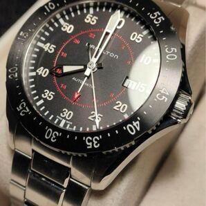 送料込み HAMILTON KHAKI AVIATION PILOT GMT AUTO ハミルトン カーキ アビエーション パイロット 自動巻き 腕時計