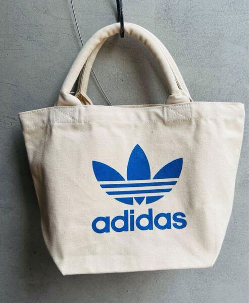 新品 非売品 アディダス オリジナルス 帆布 トートバッグ トレフォイル