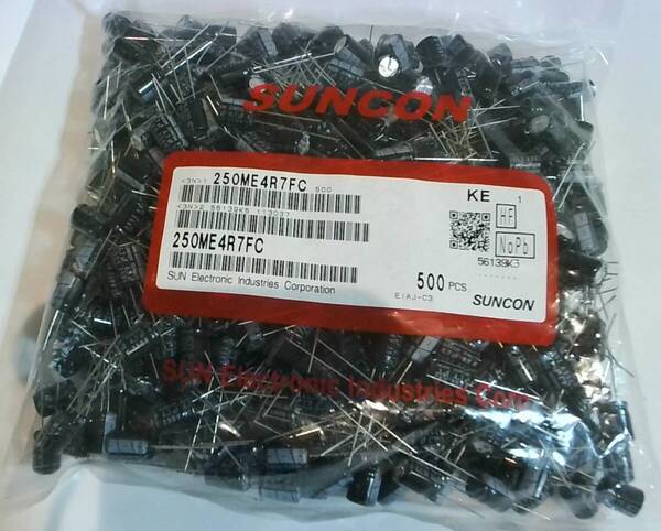 suncon 250V4.7μF FC 500個