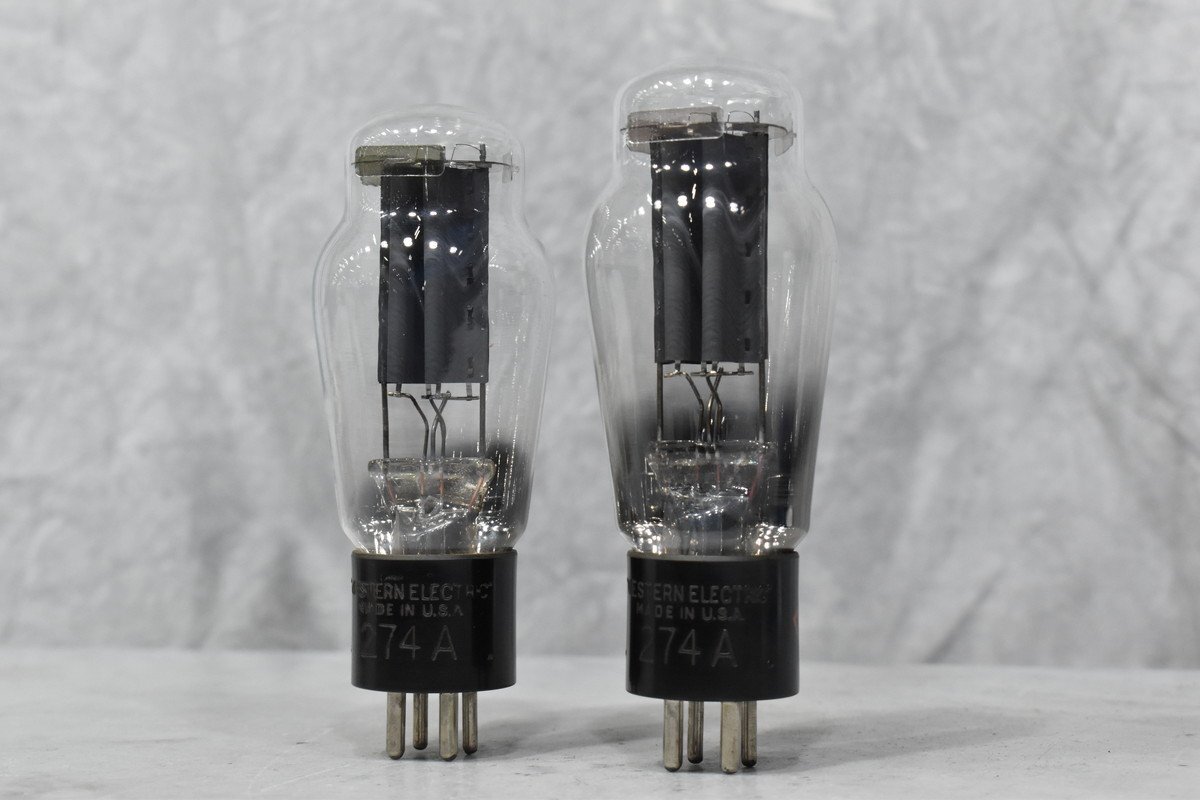 Western Electric 274A 真空管ペアセット Western Electric 274A 真空管ペアセット