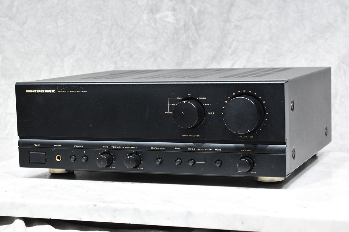 ✨ジャンク品✨ marantz プリメインアンプ PM-50 マランツ　希少 Marantz PM-50の仕様 マランツ