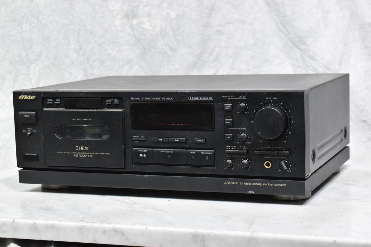 Victor ステレオカセットテープデッキ TD-V931 整備済み - メルカリ