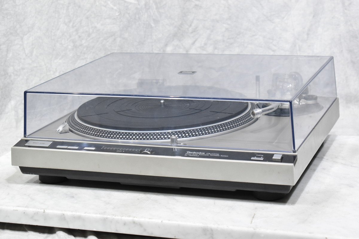 Technics テクニクス ターンテーブル SL-1600MK2 通電確認済