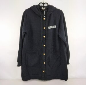 Новый Розовый Дом Вязаная Куртка PINK HOUSE Толстовка Верхняя Одежда Кардиган Черный Черный