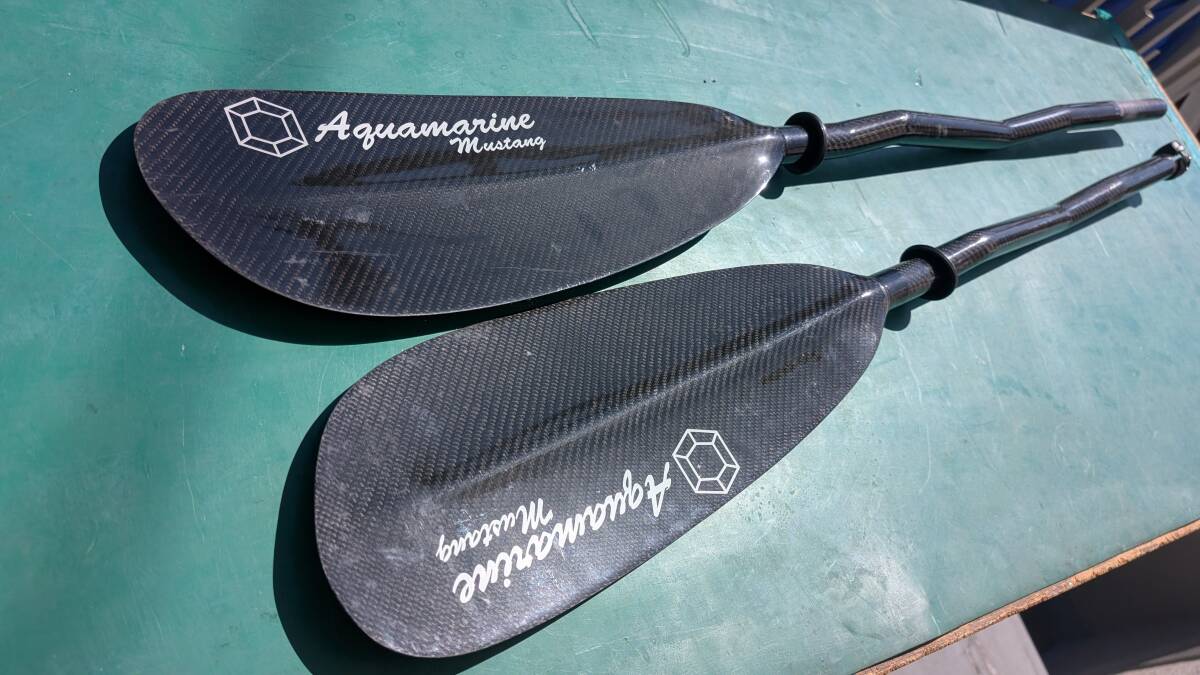 アクアマリン ムスタング ベント フルカーボン カヤック パドル 未使用美品 パドル・Aquamarine(アクアマリン): kayak55.com公式ブログ