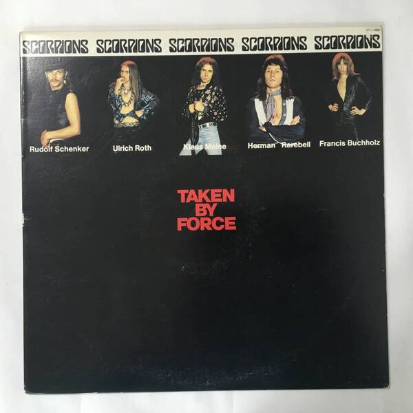 CANADA SCORPIONS TAKEN BY FORCE カナダ盤