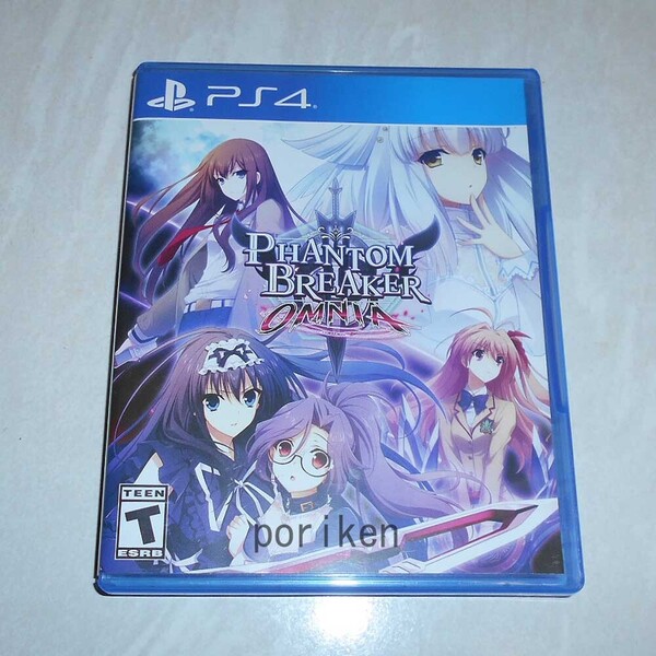◆PS4 PHANTOM BREAKER:OMNIA 海外版 国内版本体対応 中古/検:ファントムブレイカー オムニア Limited Run