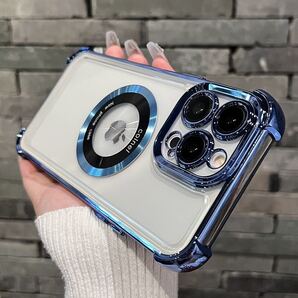 6色展開 iPhone 13 クリアケース アイフォン13 ケース iPhone 13 カバー 透明 メッキ加工 耐衝撃 レンズ保護 B