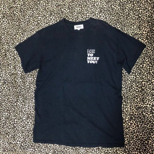 HAIGHT × ICETACHE コラボ 半袖 Tシャツ 黒 Mサイズ ICE TO MEET YOU ヘイト