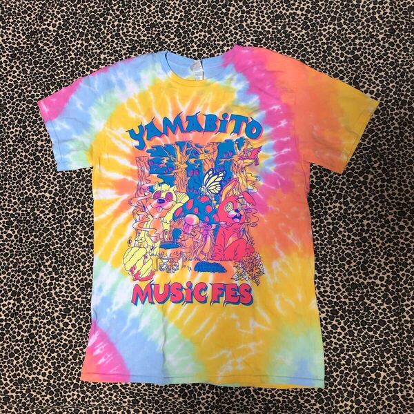 山人音楽祭 タイダイ Tシャツ Mサイズ G-FREAK FACTORY