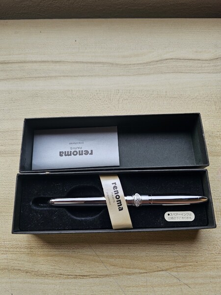 パイロット万年筆 レノマ RENOMA 14K PILOT 昭和レトロ シルバー 新品! 激レア!