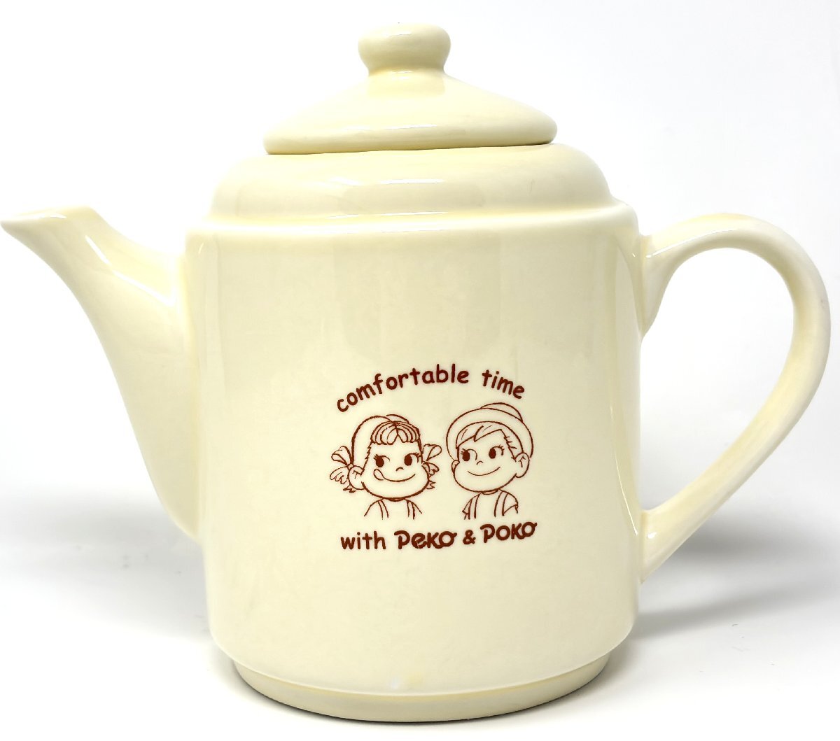 不二家ぺこちゃん陶器 不二家 ペコちゃん 貯金箱 陶器製 - メルカリ