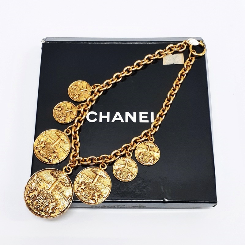 CHANEL シャネル チェーンチョーカー ヴィンテージ ネックレス