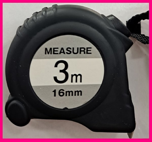 【送料無料:メジャー:3m:1個】★メジャー スケール:幅16mm★巻尺 巻き尺 : 距離測定器 測定器 目盛り 見やすい day 作業工具 大工道