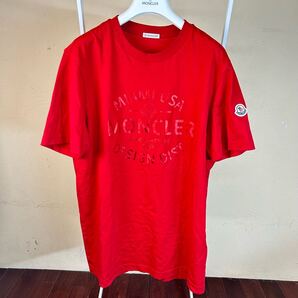 【新作】MONCLER モンクレール 半袖Tシャツ赤L