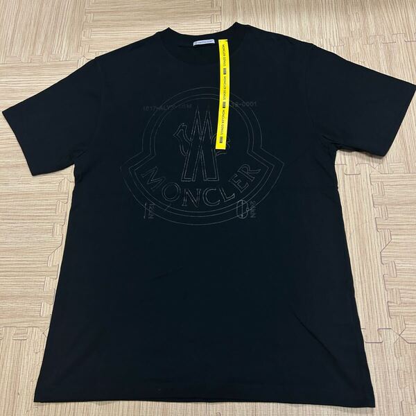 【美品】【希少】MONCLER モンクレール半袖Tシャツ黒S