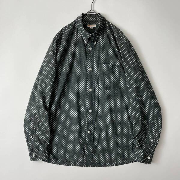 SUGAR CANE size/M (hb) 東洋エンタープライズ シュガーケーン ボタンダウンシャツ 長袖 コットン ドット BD SHIRT