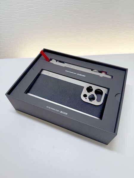 新品 送料無料 Fotorgear Retro Photography Kits iPhone 16 Pro用 iPhoneケース レトロカメラ風