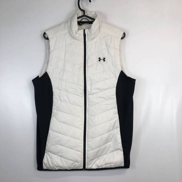 (アンダーアーマー) UNDER ARMOUR UA CGI REACTOR VEST 中綿入りベスト ホワイト Sサイズ 1304552