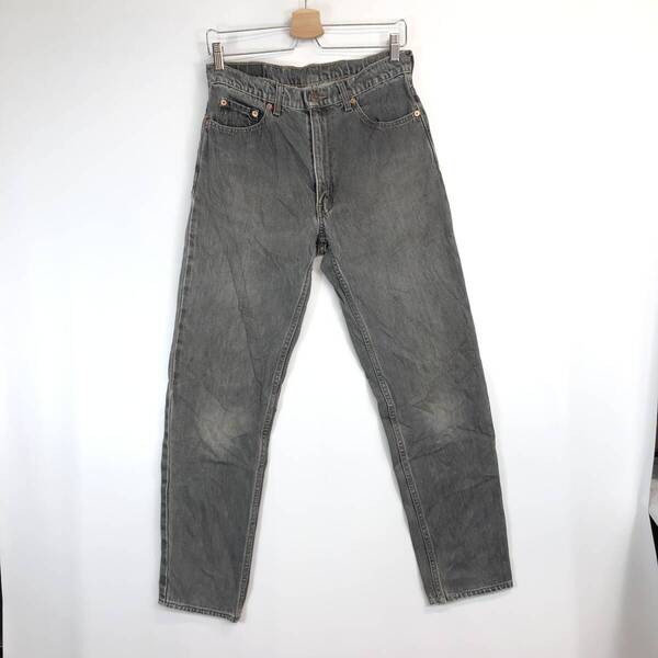 90s フィリピン製 リーバイス 616 デニムパンツ 先染め ブラック 359刻印 96年 W31