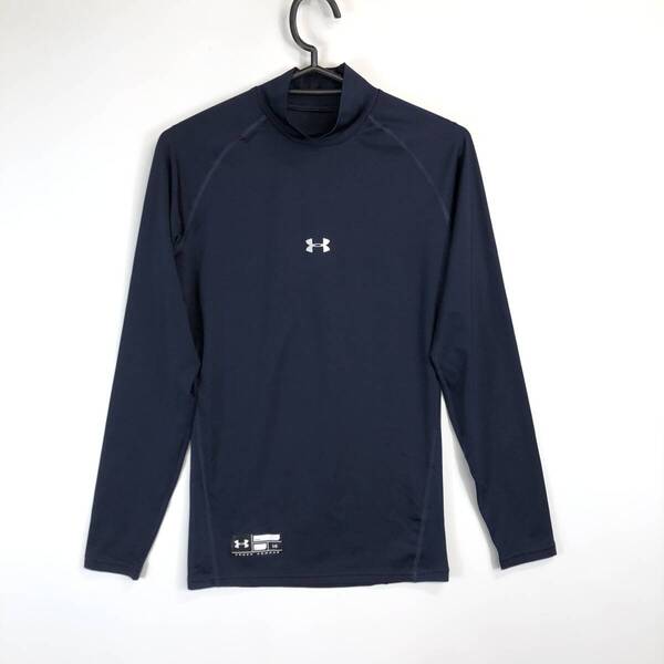 アンダーアーマー UNDER ARMOUR インナーコンプレッションシャツ Lサイズ ネイビー 長袖 1358645