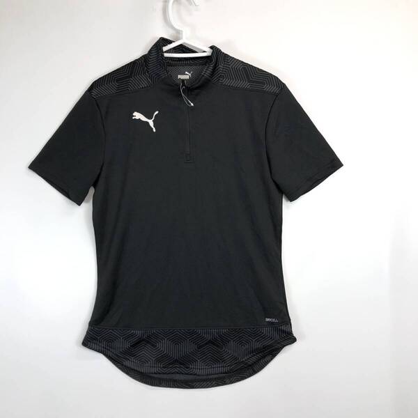 PUMA プーマ サッカーウェア TEAMFINAL21 カジュアル SS トップ ハーフジップ Sサイズ 704660