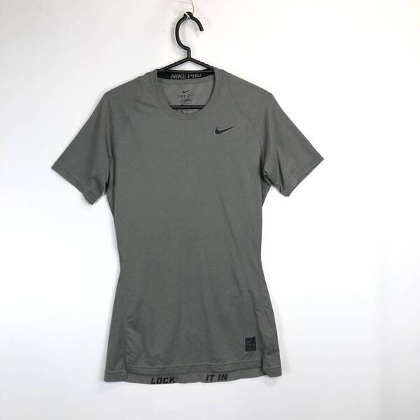 NIKE PRO ナイキプロ 半袖インナーシャツ グレー系 メンズ XLサイズ 703095