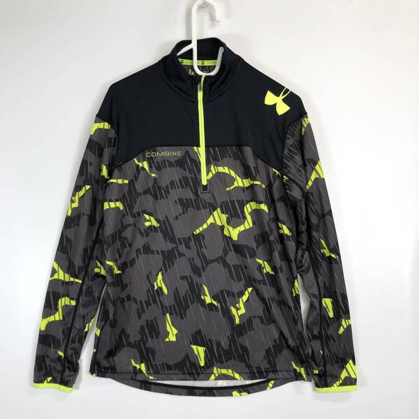 UNDER ARMOUR アンダーアーマー コンバイン ハーフジッププルオーバーシャツ 長袖 Sサイズ LOOSE COMBINE MTR8286