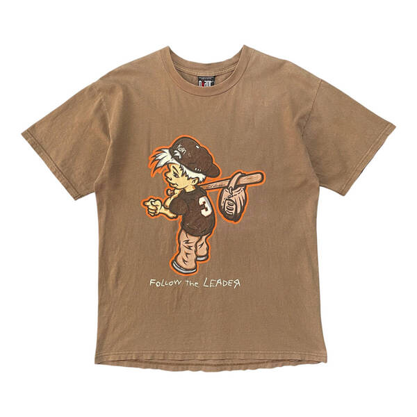 90S 98年頃 USA GIANT KORN オフィシャル ヴィンテージ Korn Follow The Leader リルスラッガー Tシャツ ロックTシャツ Lサイズ 古着